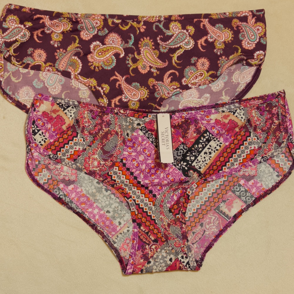 Victoria's Secret Pink Multi-Pattern Hipster Panties